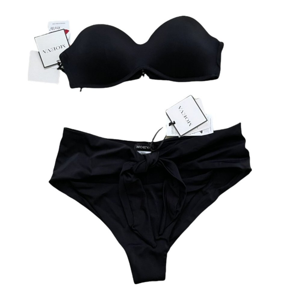 💖HP💖 NWT MOEVA BLACK DYLAN BIKINI SIZE S - Picture 9 of 11